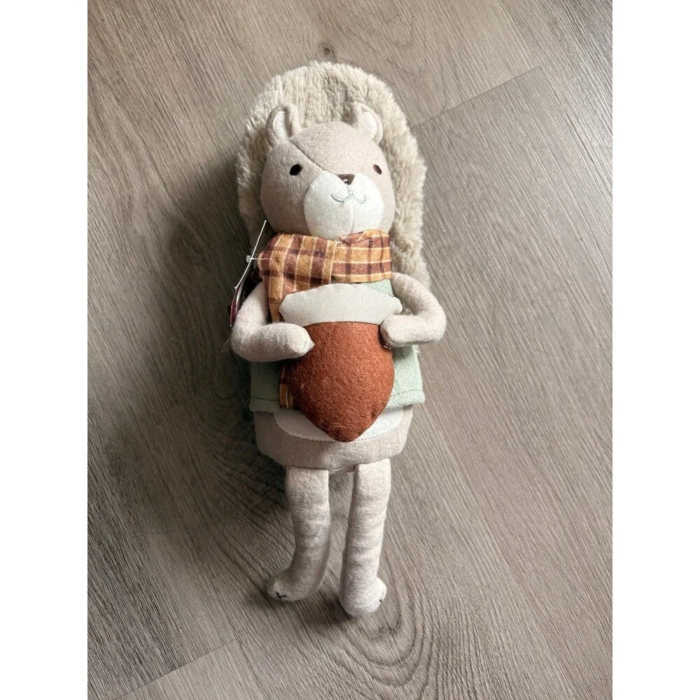 Celebrate Together Plush Fall squirrel shelf sitter NWT